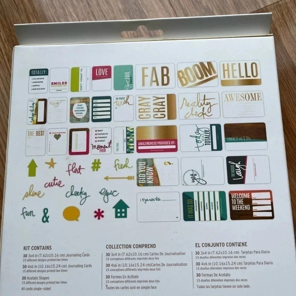 Becky Higgins Card Making Kit NEW Craft Fill In The Blank Project Life - Picture 5 of 5